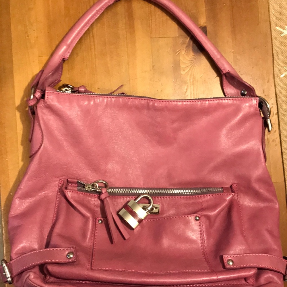 Leather handbag by Laura DiMaggio